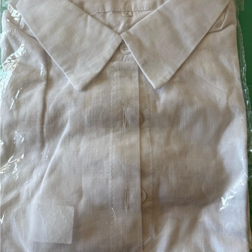 Classic White Men's Shirt